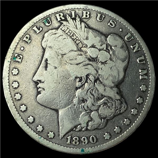 1890-CC Silver Morgan Dollar LIGHTLY  CIRCULATED