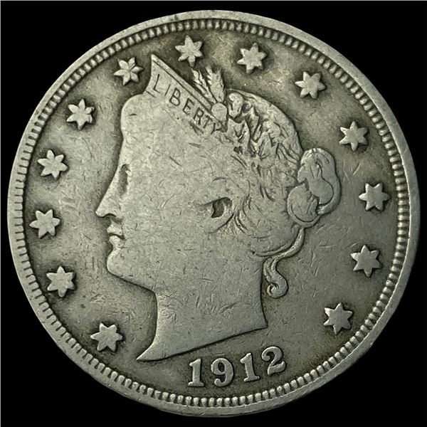 1912 Liberty Head Nickel LIGHTLY CIRCULATED