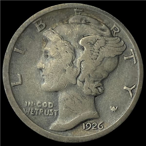 1926-S Silver Mercury Dime NEARLY  UNCIRCULATED