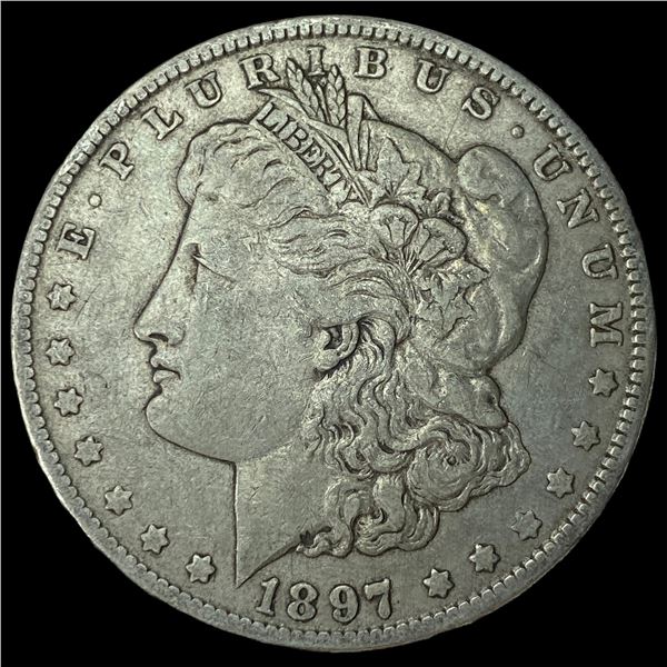 1897-S Silver Morgan Dollar LIGHTLY  CIRCULATED