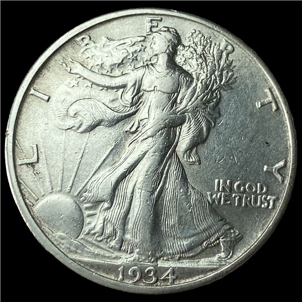 1934 Silver Half Dollar Walking Liberty  UNCIRCULATED