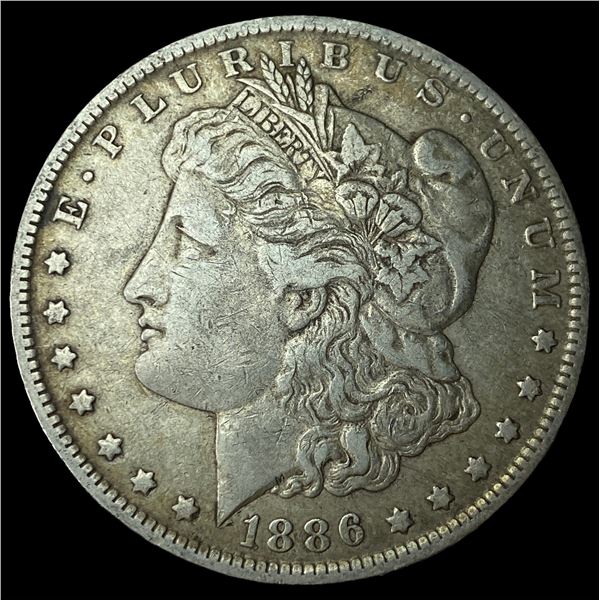 1886-O Silver Morgan Dollar NEARLY  UNCIRCULATED