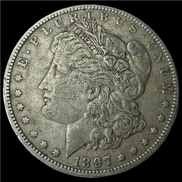 1897-O Silver Morgan Dollar NEARLY  UNCIRCULATED