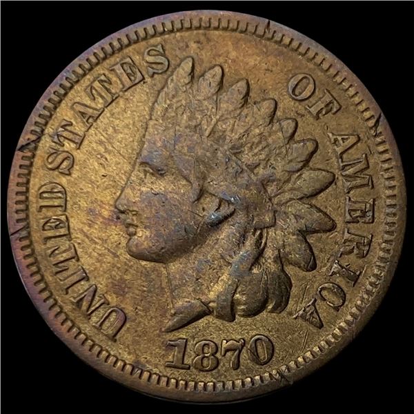 1870 Indian Head Cent CLOSELY UNCIRCULATED