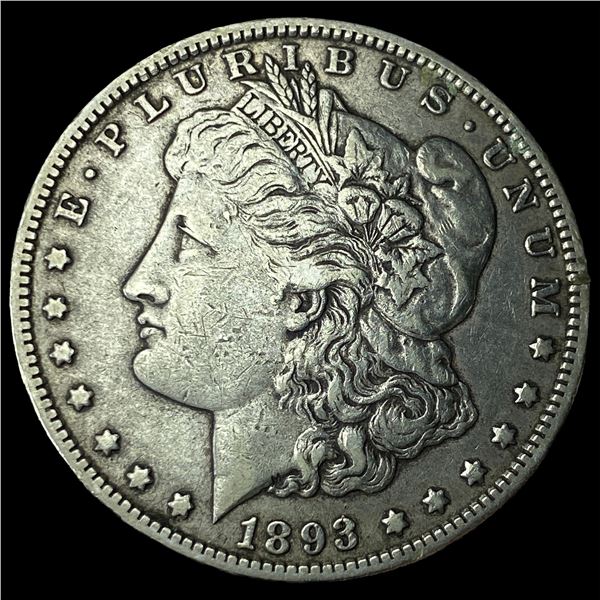 1893-O Silver Morgan Dollar CLOSELY  UNCIRCULATED