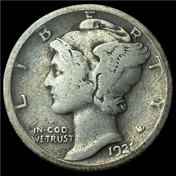1923-D Silver Mercury Dime LIGHTLY CIRCULATED