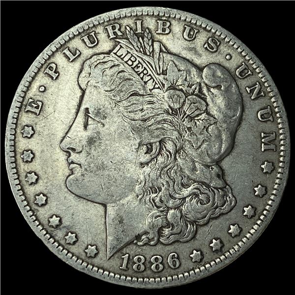 1886-O Silver Morgan Dollar LIGHTLY  CIRCULATED