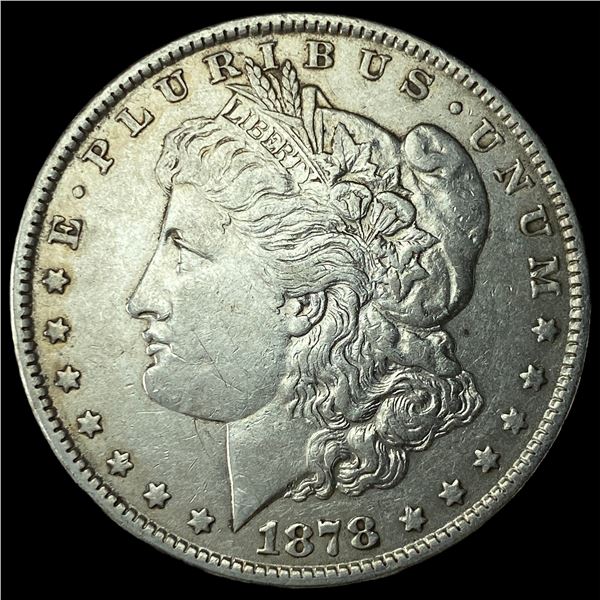 1878 Silver Morgan Dollar CLOSELY  UNCIRCULATED