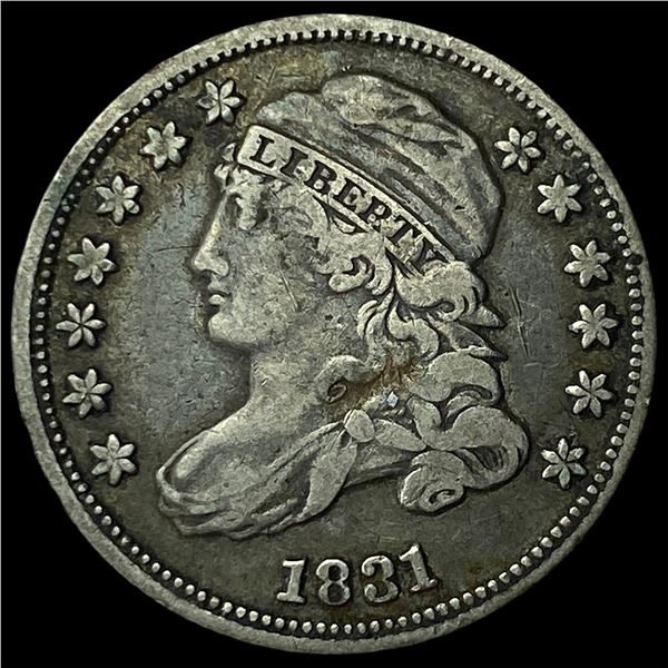 1831 Capped Bust Dime NEARLY UNCIRCULATED