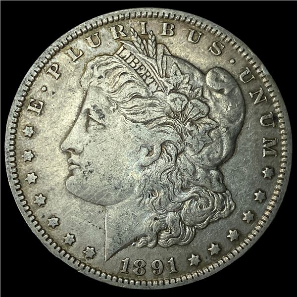 1891-O Silver Morgan Dollar NEARLY  UNCIRCULATED