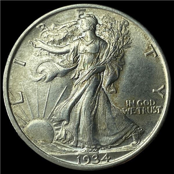 1934-S Silver Walking Liberty Half Dollar  CHOICE BU
