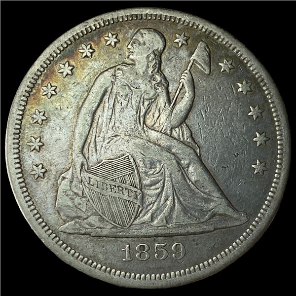 1859-O Silver Dollar NEARLY UNCIRCULATED