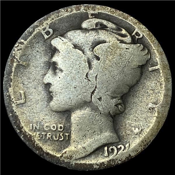 1921 Mercury Dime NICELY CIRCULATED