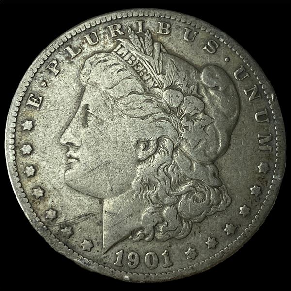 1901-S Silver Morgan Dollar LIGHTLY  CIRCULATED