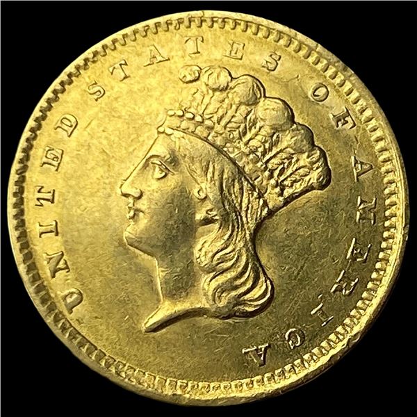 1856 Gold $1 Indian Head Type 3 UNCIRCULATED