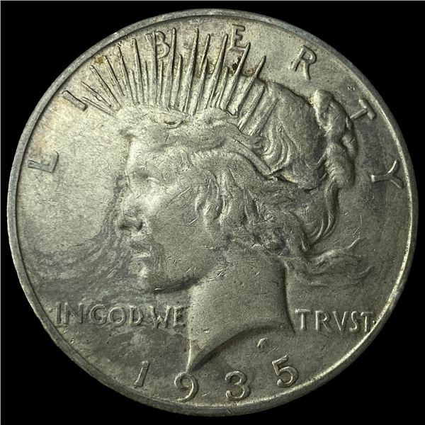 1935-S Silver Peace Dollar LIGHTLY CIRCULATED