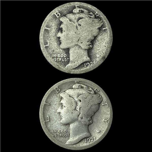 1921 Mercury Dime NICELY CIRCULATED