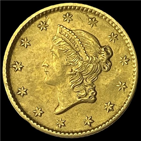 1853 Gold $1 Type 1 CHOICE AU