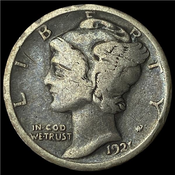 1921 Silver Mercury Dime LIGHTLY CIRCULATED