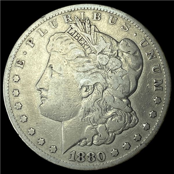 1880-CC Silver Morgan Dollar LIGHTLY  CIRCULATED