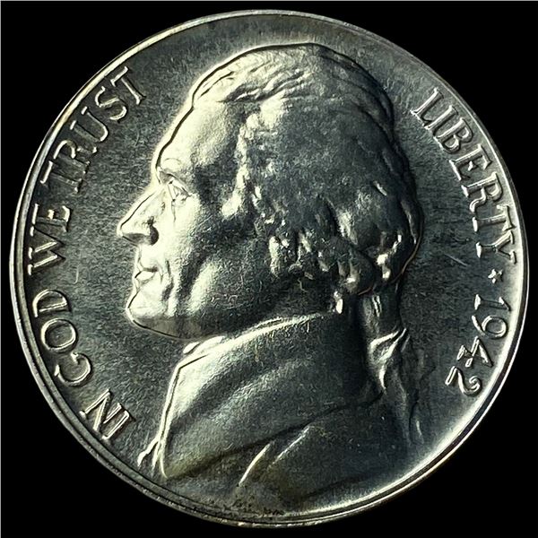 1942-P Silver Jefferson Nickel GEM PROOF