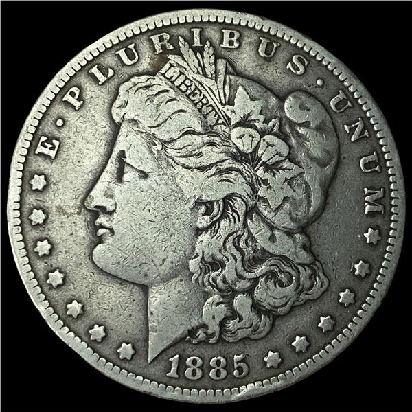 1885-CC Silver Morgan Dollar NEARLY  UNCIRCULATED