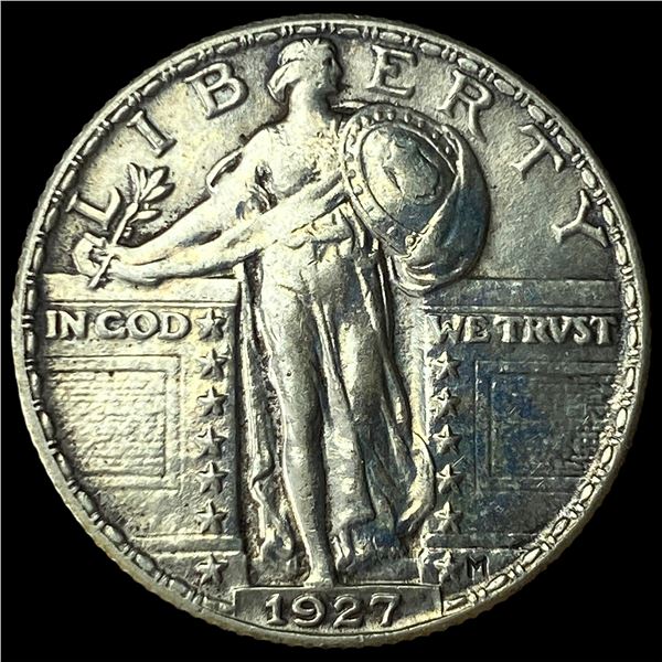 1927-S Silver Standing Liberty Quarter CHOICE  AU