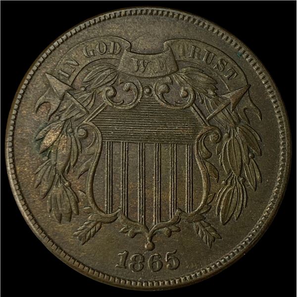 1865 Bronze Two-Cent Piece UNCIRCULATED
