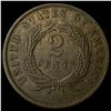 Image 2 : 1865 Bronze Two-Cent Piece UNCIRCULATED