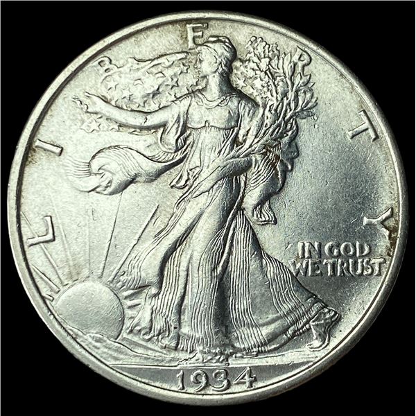 1934-S Silver Walking Liberty Half Dollar  UNCIRCULATED