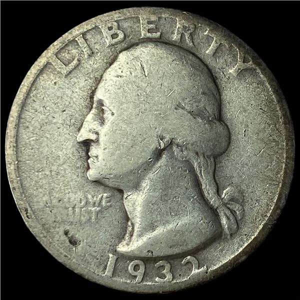 1932-S Silver Washington Quarter LIGHTLY  CIRCULATED