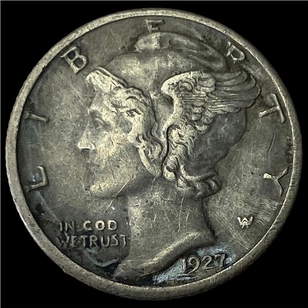 1927-S Silver Mercury Dime CLOSELY  UNCIRCULATED