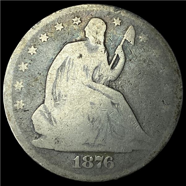 1876 Seated Liberty Half Dollar NICELY  CIRCULATED