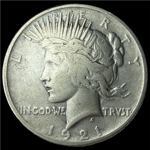 1921 Silver Peace Dollar LIGHTLY CIRCULATED