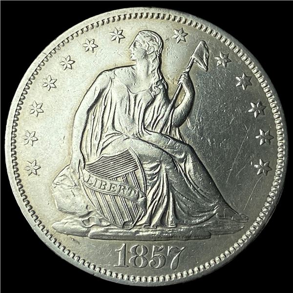 1857 Seated Liberty Half Dollar UNCIRCULATED