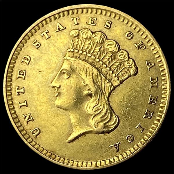 1856 Gold $1 Indian Princess Head Type 2  UNCIRCULATED