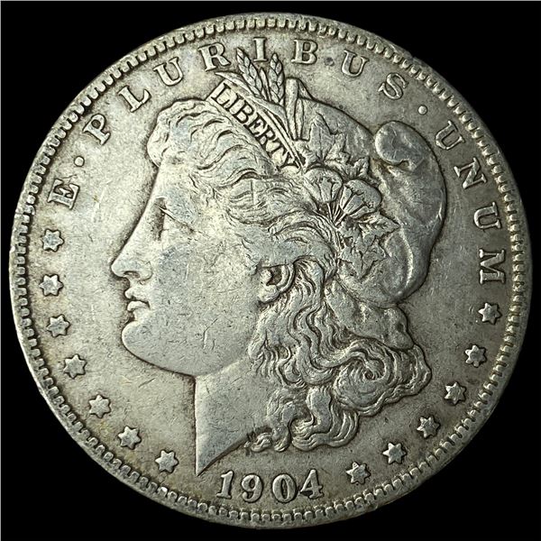 1904 Morgan Silver Dollar NEARLY UNCIRCULATED