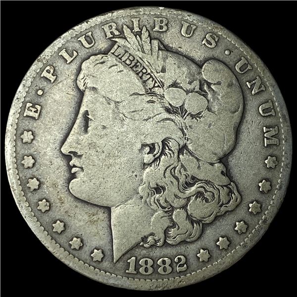 1882-CC Silver Morgan Dollar LIGHTLY  CIRCULATED