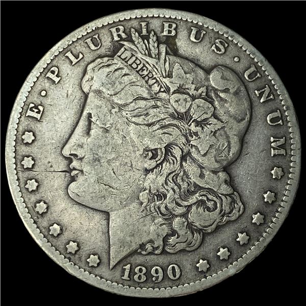 1890-CC Silver Morgan Dollar LIGHTLY  CIRCULATED