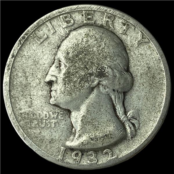 1932-D Silver Washington Quarter LIGHTLY  CIRCULATED