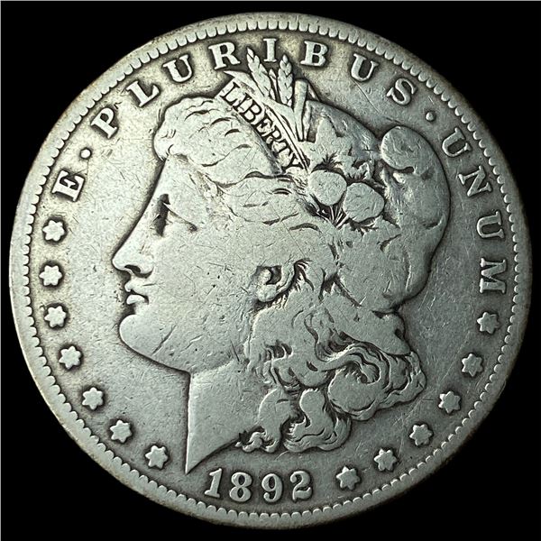 1892 Silver Morgan Dollar LIGHTLY CIRCULATED