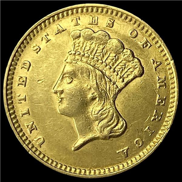 1874 Gold $1 Indian Head UNCIRCULATED