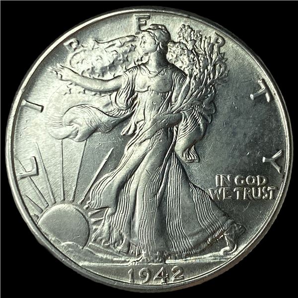 1942 Silver Half Dollar Walking Liberty  UNCIRCULATED