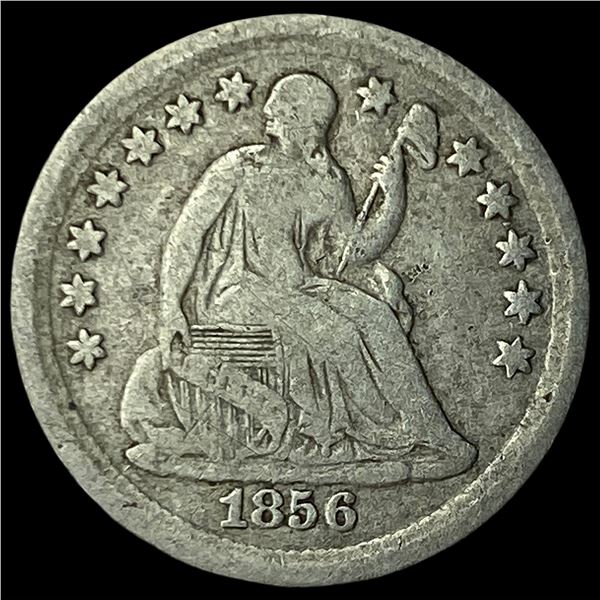 1856 Silver Half Dime LIGHTLY CIRCULATED