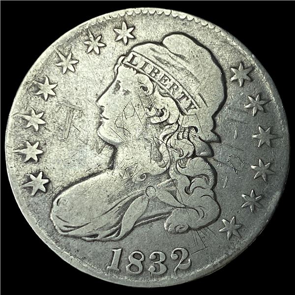 1832 Capped Bust Half Dollar LIGHTLY  CIRCULATED