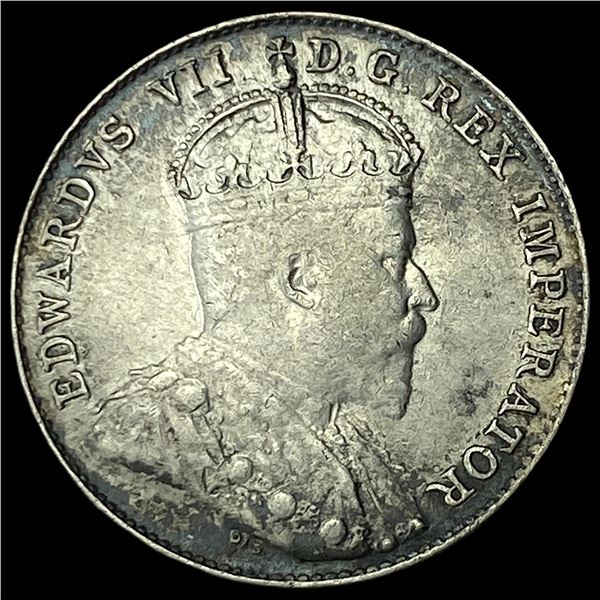 1906 Canada Silver 10 Cents NEARLY  UNCIRCULATED