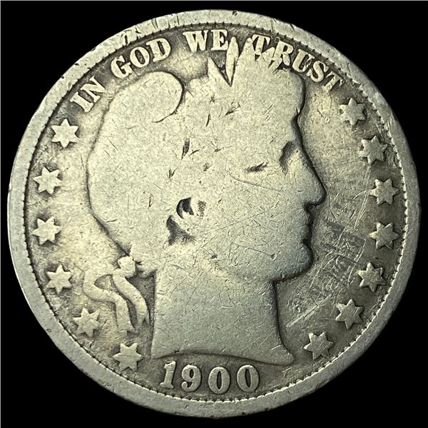 1900-O Silver Barber Half Dollar NICELY  CIRCULATED