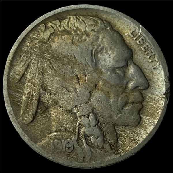 1919-D Buffalo Nickel NEARLY UNCIRCULATED