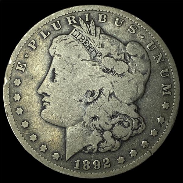 1892 Silver Morgan Dollar LIGHTLY CIRCULATED