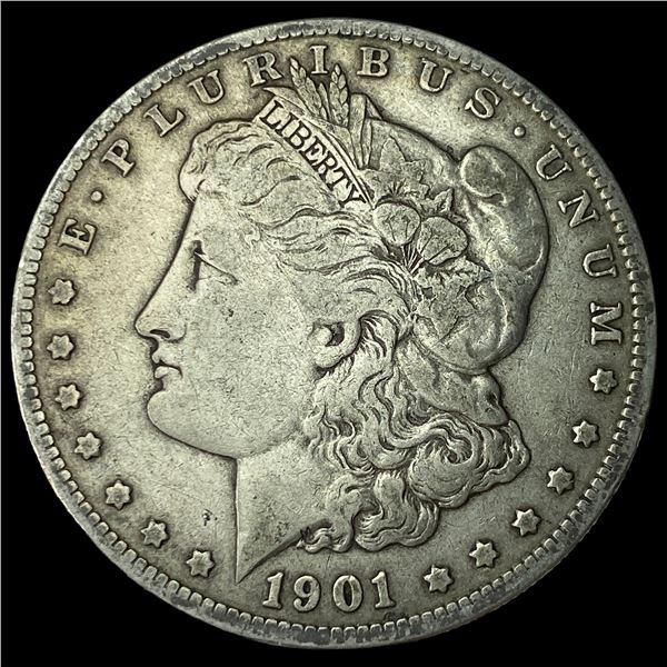 1901-S Silver Morgan Dollar LIGHTLY  CIRCULATED